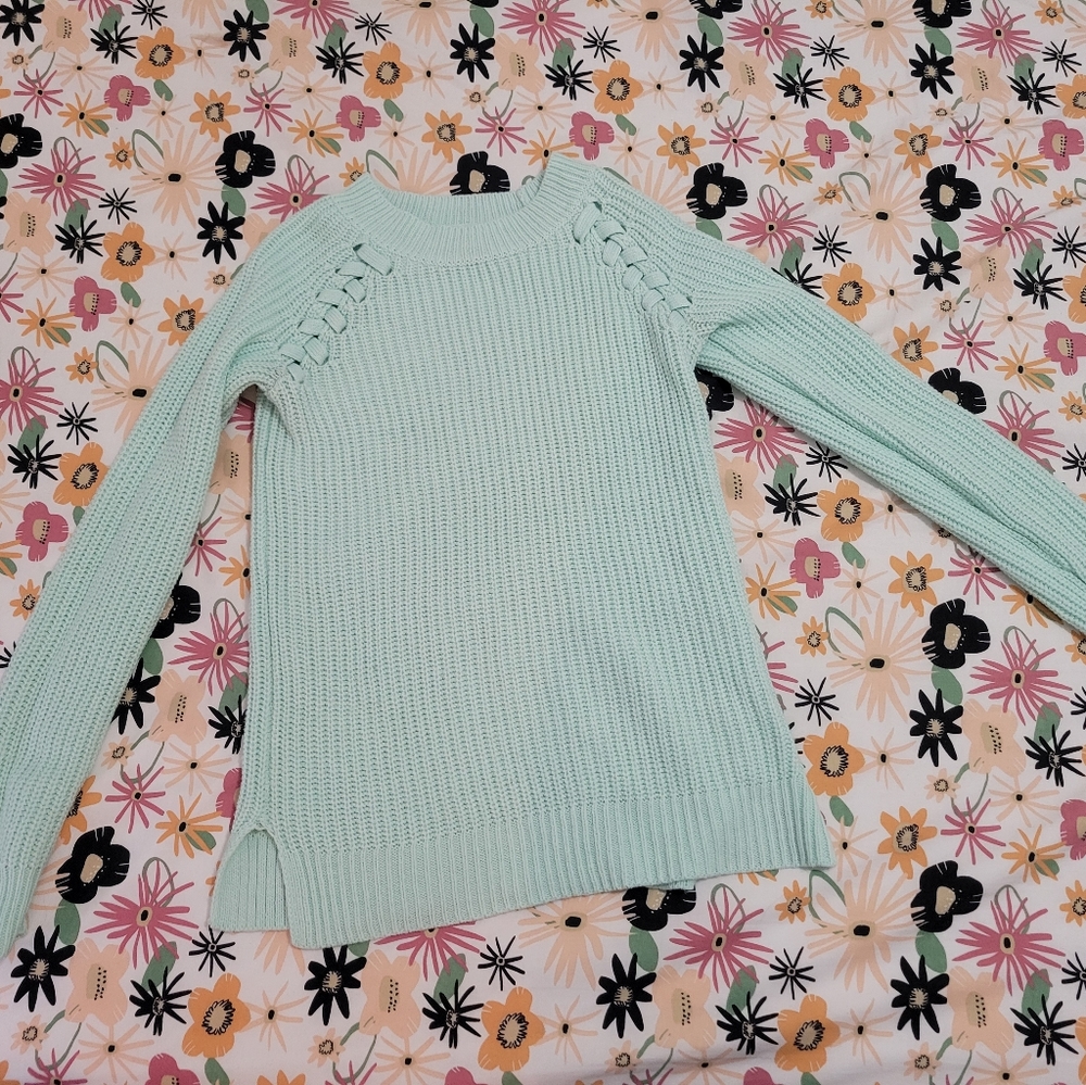 Small Mint Green SO sweater